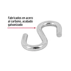 Gancho 'S' de 1/4' de acero para cable, FIERO 2