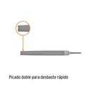 Lima media caña bastarda 8', TRUPER 2