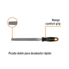 Lima plana bastarda 8' con mango Comfort Grip, TRUPER 2