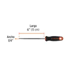 Lima redonda bastarda 6' con mango Comfort Grip, TRUPER 3