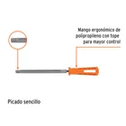 Lima triangular 7' para machete, 36 dpp, con mango, TRUPER 2