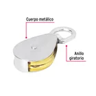 Garrucha para noria giratoria 2' sencilla niquelada, FIERO 2