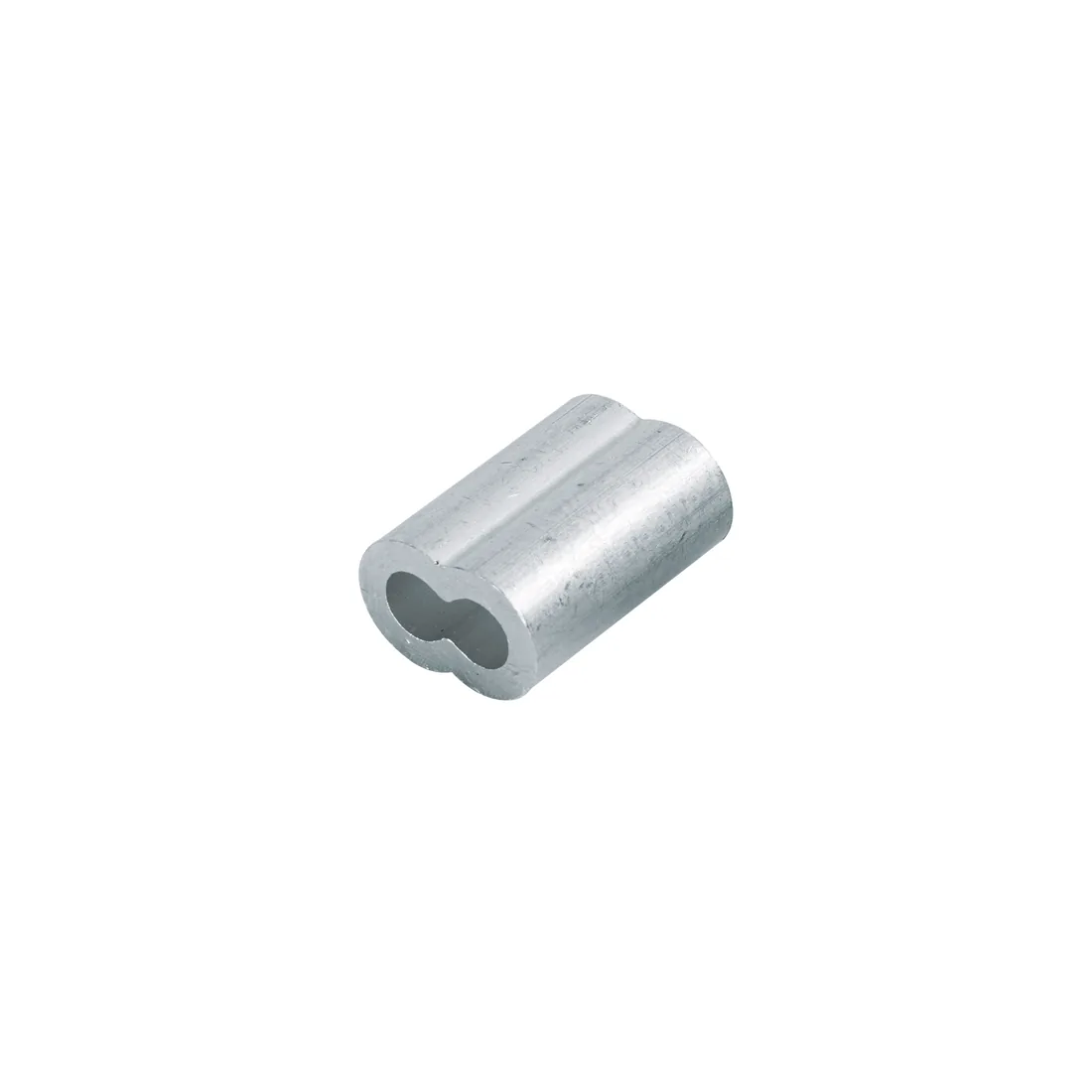 Bolsa con 50 casquillos dobles de aluminio, 1/4', FIERO