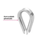 Bolsa con 5 guardacabos para cable de acero de 3/8', FIERO 2