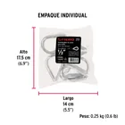 Bolsa con 5 guardacabos para cable de acero de 1/2', FIERO 6