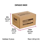 Bolsa con 5 guardacabos para cable de acero de 1/2', FIERO 7