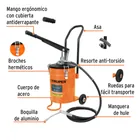 Bomba inyectora de grasa, 10 kg, TRUPER 3