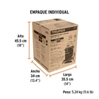 Aspiradora de sólidos y líquidos, 4 gal, plástica, negra 6