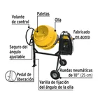 Revolvedora de concreto 1/2 saco, uso ligero, gasolina, 160L 2