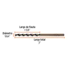 Broca HSS 9/64' Trugold para metal, TRUPER EXPERT 4