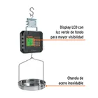 Báscula electrónica colgante, recargable, c/charola, 40 kg 2