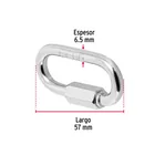 Bandola de acero de 1/4' con seguro, FIERO 2
