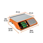 Báscula electrónica multifunciones 40 kg, TRUPER 5