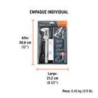 Calibrador vernier digital 6', acero inox, std y mm, TRUPER 7