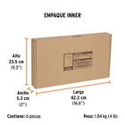Escuadra 12' para carpintero con mango 100% de aluminio 6