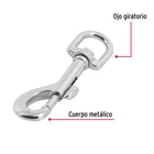 Bandola de zinc de 5/8' giratoria, FIERO 2
