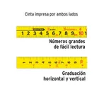 Flexómetro Auto-Lock contra impactos 8 m cinta 25 mm, TRUPER 4