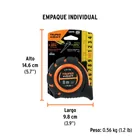 Flexómetro industrial contra impactos 8 m cinta 25 mm 6