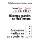 Flexómetro compacto contra impactos 5 m cinta 19 mm, TRUPER 4