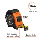 Flexómetro contra impactos 8 m cinta 25 mm grad. métrica 2