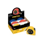 Flexómetro 8 m cinta 25 mm, en display box, PRETUL 1