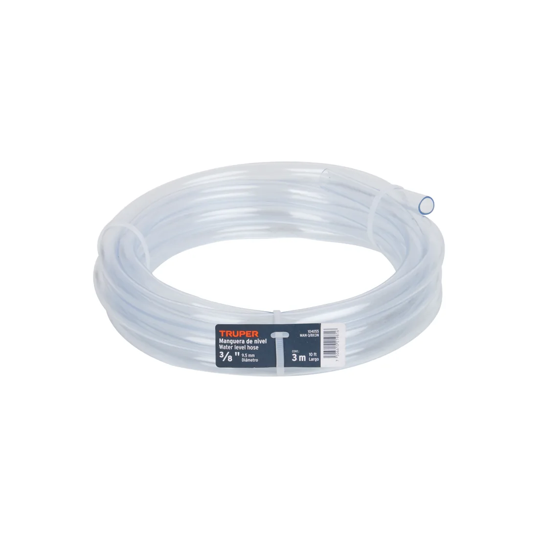 Manguera de Nivel, 3/8', rollo de 3m, TRUPER