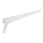 Ménsula plana blanca para cremallera sencilla, 30cm, FIERO 1