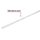 Cremallera sencilla blanca para ménsulas planas, 2m, FIERO 4