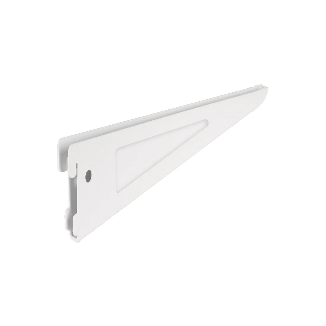 Ménsula plana blanca para cremallera doble, 22cm, FIERO