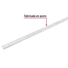 Cremallera doble blanca para ménsulas planas, 1.5m, FIERO 4