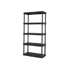 Estante plástico 5 repisas capacidad 35kg, 92x43x185, PRETUL 1
