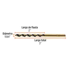 Broca HSS 11/64' Trugold para metal, TRUPER EXPERT 4