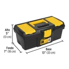 Caja para herramienta de 13' con compartimentos, PRETUL 3