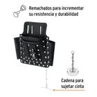 Porta herramientas de cuero con 8 compartimentos, TRUPER 2