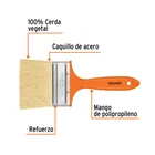 Brocha para encalar e impermeabilizar de 4', mango plástico 2