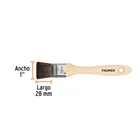 Brocha pelo de camello de 1' con mango de madera, TRUPER 3
