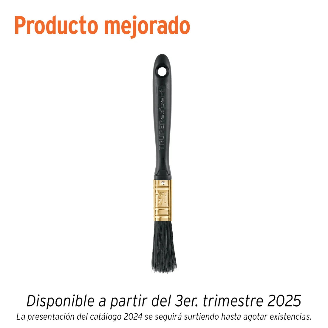 Brocha profesional de 1/2' mango de plástico, TRUPER EXPERT