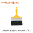 Brocha uso general de 6' con mango de plástico, PRETUL 1