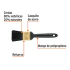 Brocha profesional de 1-1/2' mango de plástico, EXPERT 2