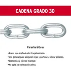 Bolsa con 3 metros de cadena galvanizada de 5/16', FIERO 4