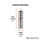 Pintura en aerosol alta temp. bote esbelto, negro, 400 ml 4
