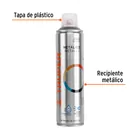 Pintura en aerosol, plata metálico, bote esbelto, 400 ml 3