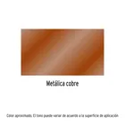 Pintura en aerosol, cobre metálico, bote esbelto, 400 ml 2