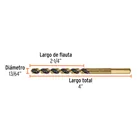 Broca HSS 13/64' Trugold para metal, TRUPER EXPERT 4