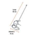 Varilla mezcladora para MEZ-150N, TRUPER 3