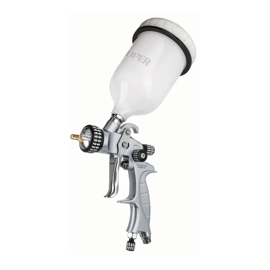 Pistola p/pintar gravedad HVLP vaso plástico, 1.4 mm, EXPERT