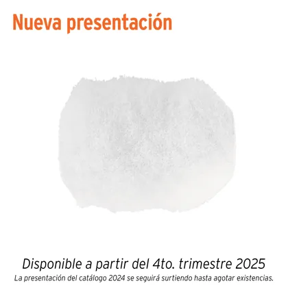 Bolsa c/1 felpa para mini rodillo poliéster 4'x3/4', TRUPER