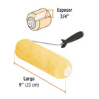 Rodillo para pintar 9 x 3/4' superficies rugosas, TRUPER 4