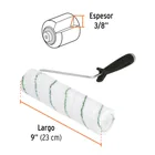 Rodillo para pintar 9 x 3/8' microfibra, sup. poco rugosas 4