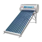 Calentador solar de agua 10 tubos, 120L, 3 personas, FOSET 1